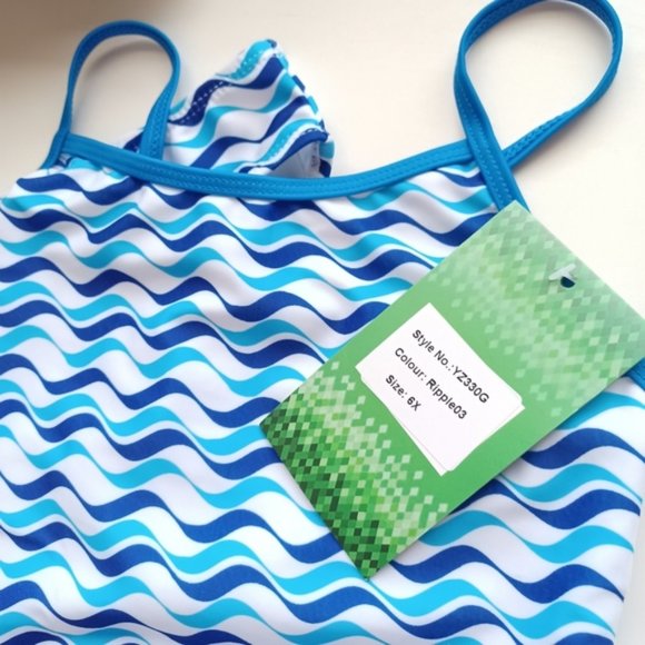 Urban Outdoor Girls Swirl Two-Piece Swimsuit - Picture 6 of 7